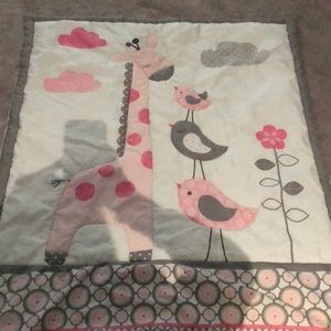 Quilt for baby girl/toddler girl crib